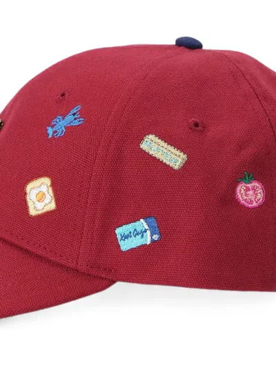 Kurt Geiger Micro Charms Cap In Red