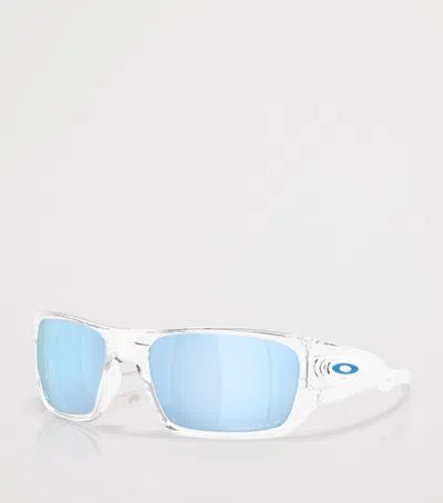 Oakley Masseter Rectangle Sunglasses In White