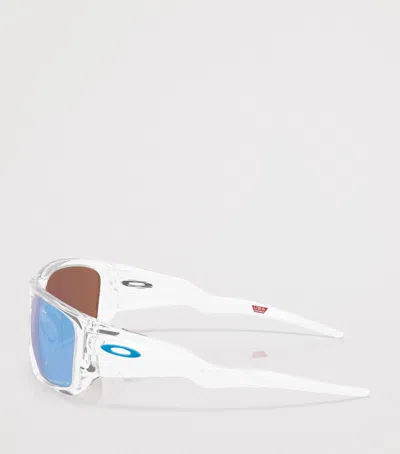Oakley Masseter Rectangle Sunglasses In White