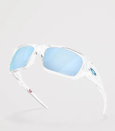 Oakley Masseter Rectangle Sunglasses In White