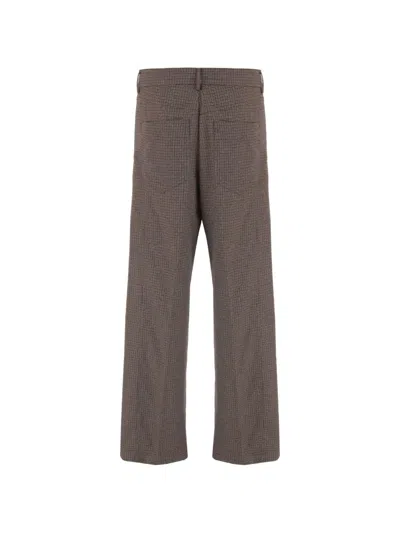Darkpark Houndstooth-pattern Drawstring-fastening Trousers In Multi