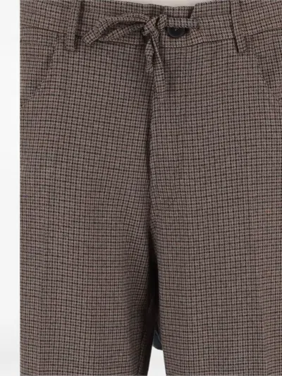 Darkpark Houndstooth-pattern Drawstring-fastening Trousers In Multi