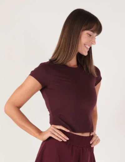 Glyder Align Tee In Brown