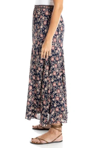 Max Studio Georgette Godet Maxi Skirt In Multi