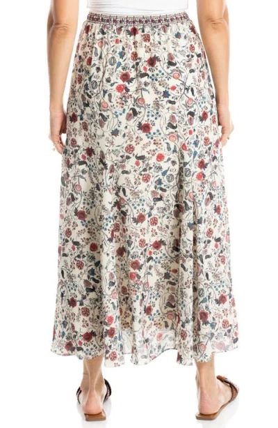 Max Studio Georgette Godet Maxi Skirt In Multi
