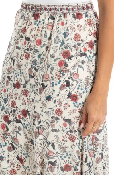 Max Studio Georgette Godet Maxi Skirt In Multi
