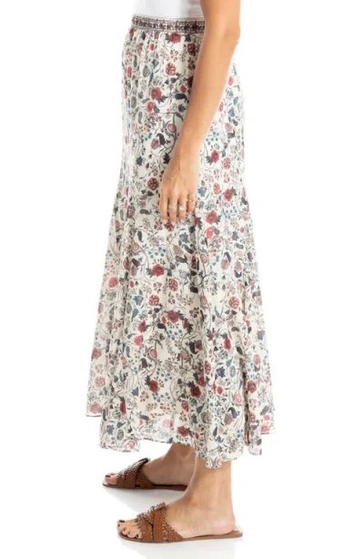 Max Studio Georgette Godet Maxi Skirt In Multi
