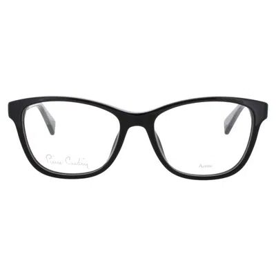 Pierre Cardin Ladies Black Rectangular Eyeglass Frames Pc8428dcm53
