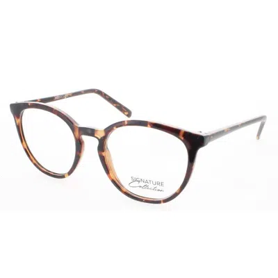 Signature Ladies Brown Rectangular Eyeglass Frames S7012tortoise48 In Brown
