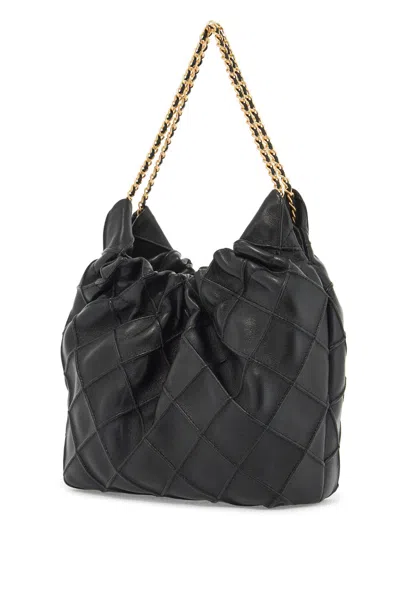 Tory Burch Fleming Mini Shoulder Bag In Black