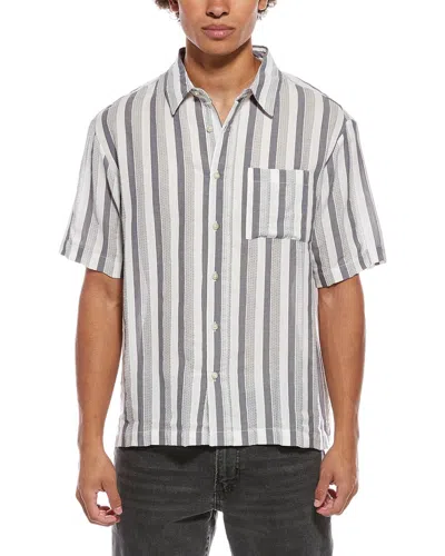 Sovereign Code Stripe Shirt In White