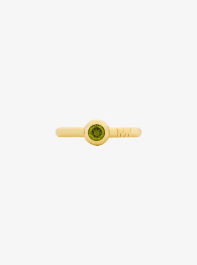 Michael Kors Round Stone Ring In Multi