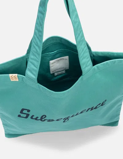 Visvim Subsequence Tote Bag In Green/绿色/綠色/그린/グリーン