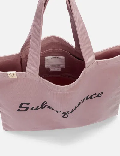 Visvim Subsequence Tote Bag In Pink/粉红色/粉紅色/핑크/ピンク