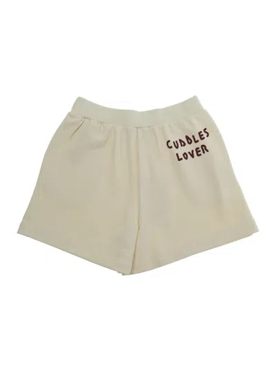 Maxco. Logo Shorts In Neutral