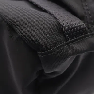 Pre-owned Prada Black Nylon Leather Backpack ()