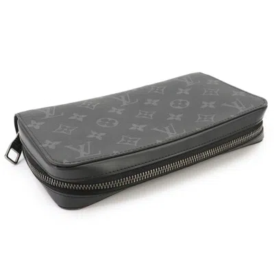 Pre-owned Louis Vuitton Monogram Eclipse Monogram Eclipse Canvas Long Wallet (bi-fold) ()