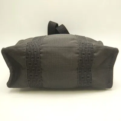Pre-owned Hermes Gray Nylon Canvas Backpack ()