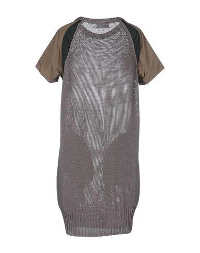 Shop Kolor Short Dress In Grey