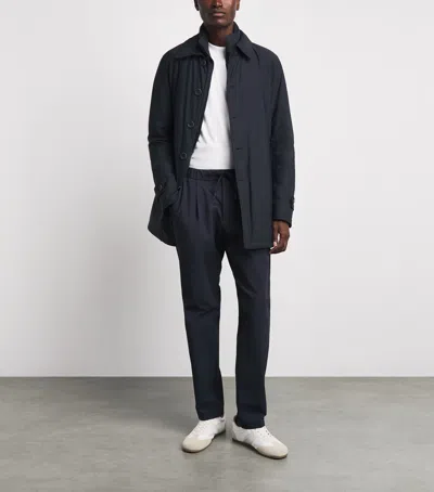Herno Washington Raincoat In Black
