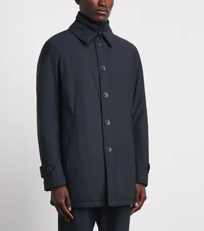 Herno Washington Raincoat In Black