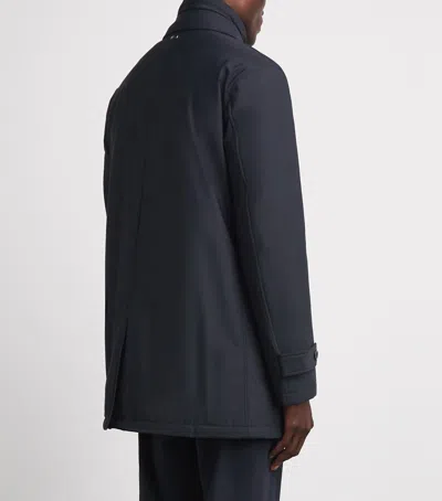 Herno Washington Raincoat In Black