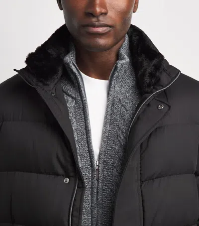 Herno Down Quilted Puffer Jacket In Blue