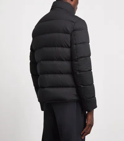 Herno Down Quilted Puffer Jacket In Blue
