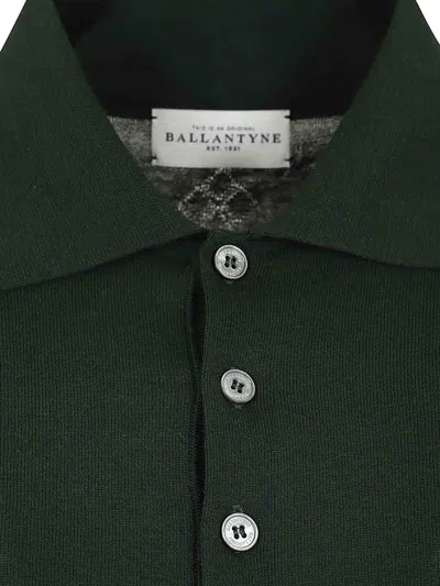 Ballantyne Polo Neck Pullover In Black