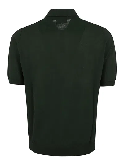 Ballantyne Polo Neck Pullover In Black