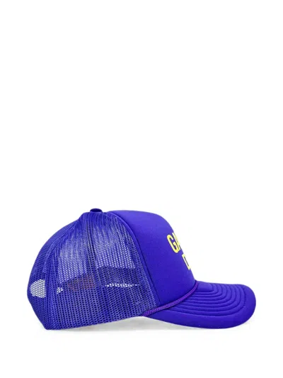 Gallery Dept. Logo-print Mesh Trucker Cap In Blue