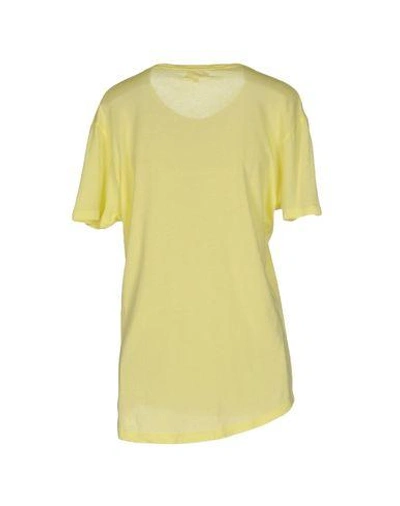 Shop Orlebar Brown T-shirt In Yellow