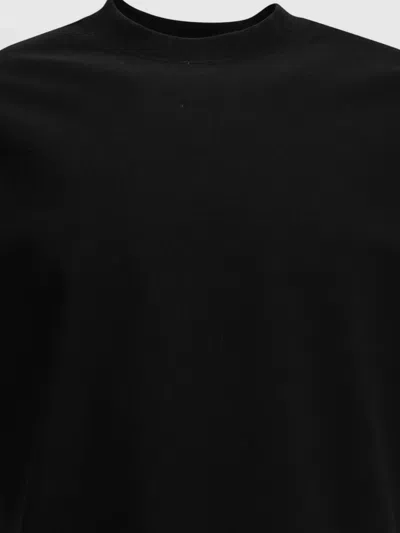 Burberry Men Black T-shirt T-shirt With Logo Patch With Tartan Motif In Cotton Man In Black