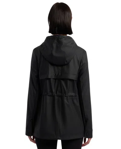 Hunter Women's Rubberized Rain Jacket In Black