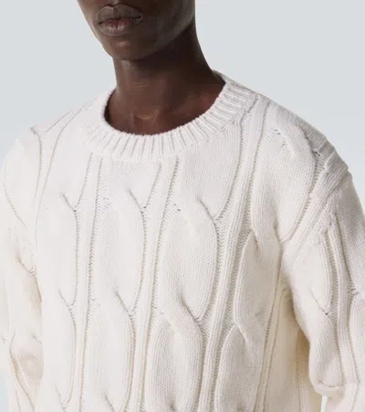 Eleventy Cable-knit Wool Sweater In Multi