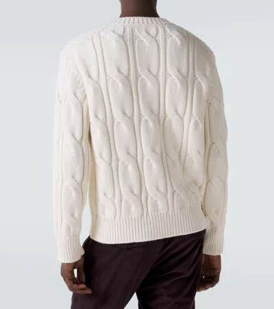 Eleventy Cable-knit Wool Sweater In Multi