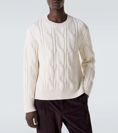 Eleventy Cable-knit Wool Sweater In Multi