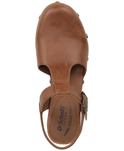 Dr. Scholl's Classic Day Slingback Platform Clog In Brown