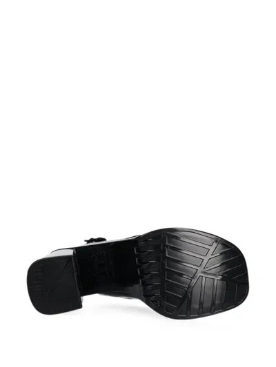 Melissa Dance Platform Crossover-strap Pumps In Black