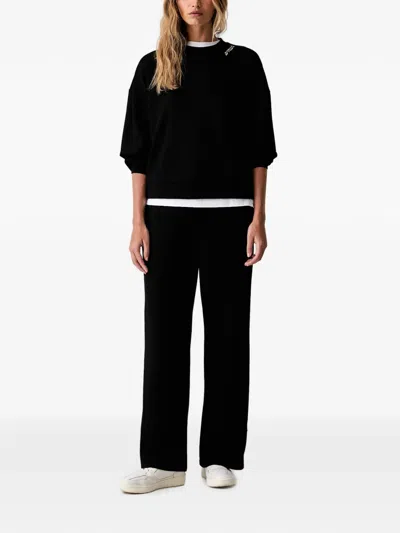 Armani Exchange Logo-embroidered Sweatshirt In Multi