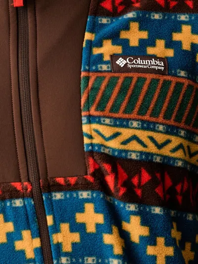 Columbia Geometric-pattern Zip-up Sweatshirt In Multi