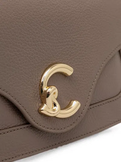 Coccinelle Medium C-me Shoulder Bag In Brown