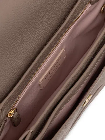 Coccinelle Medium C-me Shoulder Bag In Brown
