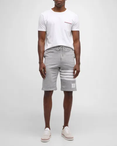 Thom Browne Classic Sweat Shorts In Classic Loopback In Gray