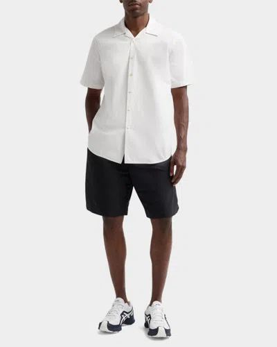 Comme Des Garçons Color-block Polyester Sneaker In White
