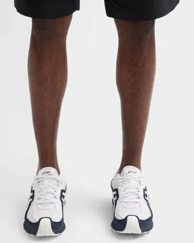 Comme Des Garçons Color-block Polyester Sneaker In White