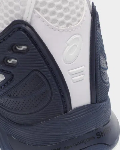 Comme Des Garçons Color-block Polyester Sneaker In White