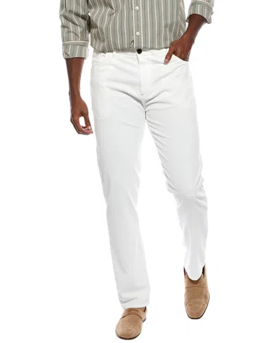 Isaia Belt-loop Tailored Trousers In White