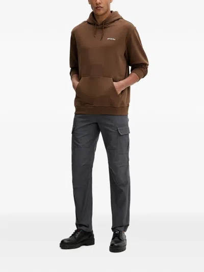 Dickies Loretto Drawstring Hoodie In Brown