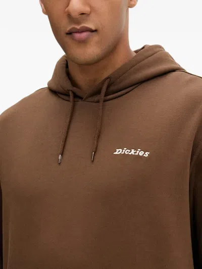 Dickies Loretto Drawstring Hoodie In Brown